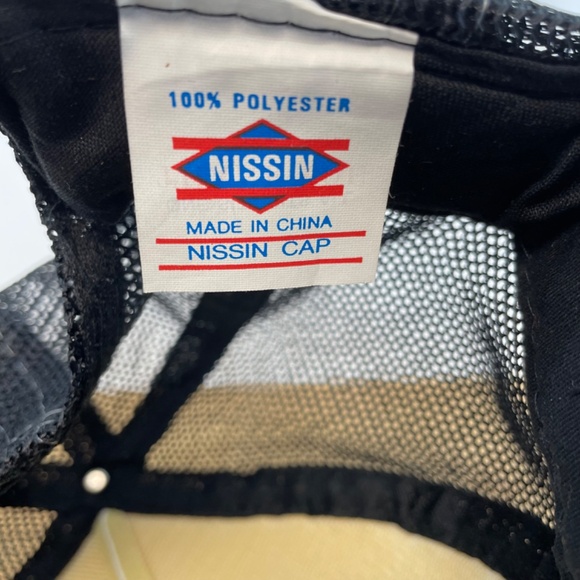 Railroad Pass Hotel & Casino Henderson Nevada Black White Trucker Hat VINTAGE - Picture 2 of 9